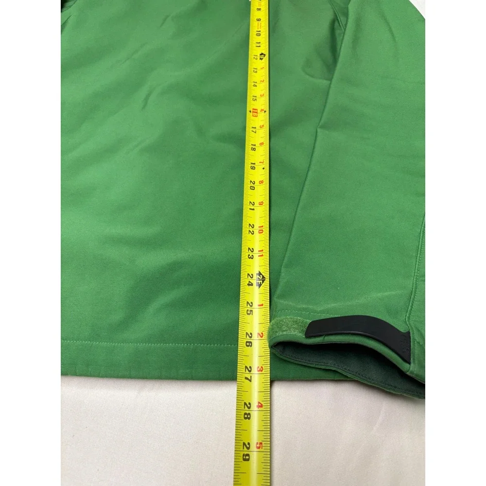 The North Face Windstopper Softshell Jacket Green Mens Medium A14P F13 Full Zip